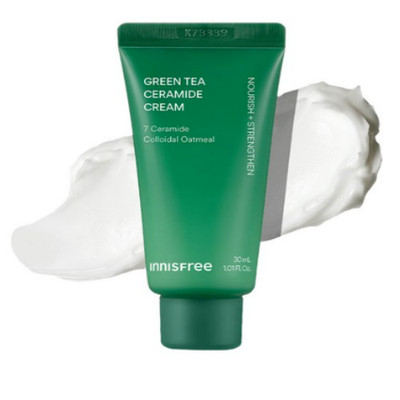 Innisfree Green Tea Ceramide Cream 30ml K-Beauty Skin Barrier Moisturizer