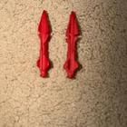 COBRA FANG 2 Missile  Vintage 1989 Hasbro GI Joe Vehicle Part  LOT OF 2!!!!