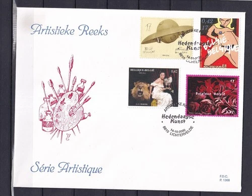 [LG78433] Belgium N°2938/2941FDC Art First Day Cover COB € 12,00 SUPERB