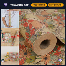 Jumbo Floral Wrapping Paper Roll - All Occasion Gift Wrap for Weddings, Birthday