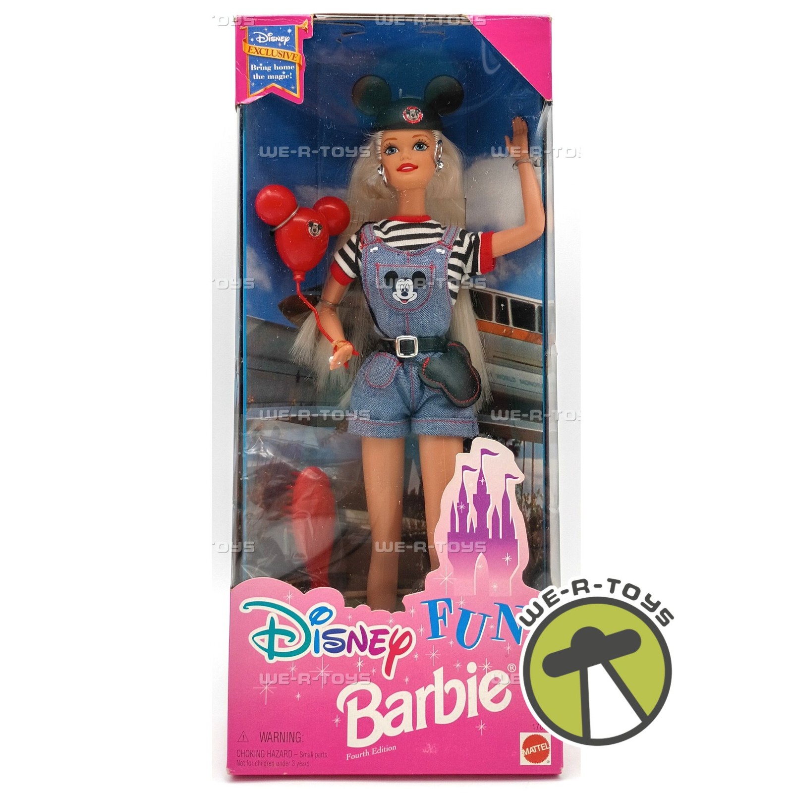 Disney Fun Barbie Doll Fourth Edition in Mickey Mouse Fashion 1996 Mattel 17058