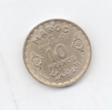 Morocco Uncirculated 1951 10 Francs-Lot E42