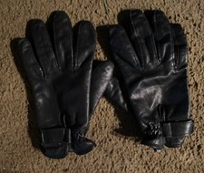 Vintage Wilsons Skórzane rękawiczki Cienka podszewka Czarne Dorosły Rozmiar Small 3535M