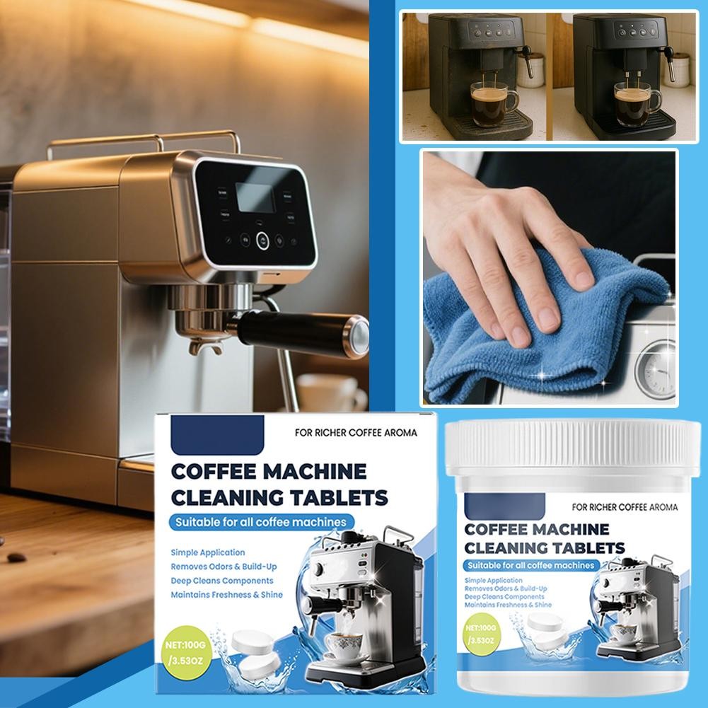 Coffee Machine Cleaner Descaler Tablets 3.53oz,easy to Dissolve and Use *  HNK