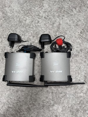 Fame W-24T + W-24R 2,4 GHz Wireless Audio Sender Empfänger Stereo XLR