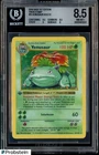 1999 Poekmon Base Set 1st Edition Thick Stamp #15 Venusaur Holo BGS 8.5 NM-MT+