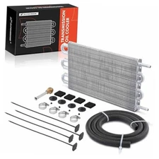  Transmission Oil Cooler, Universal Aluminium 6 Pass Tube and Fin, Oil Cooler 