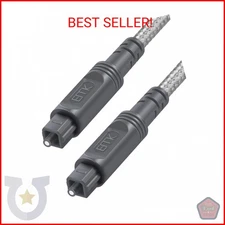 EMK Digital Optical Audio Cable Fiber Optical Toslink Cable SPDIF Audio Cable Ma