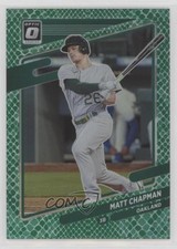 2021 Panini Donruss Optic Green Dragon Prizm 39/88 Matt Chapman #173 fm0
