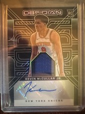 KEVIN MCCULLAR JR. 2024-25 OBSIDIAN RPA ROOKIE PATCH RC AUTO /125 Q5908