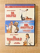 Dr. Dolittle Triple Feature DVD 1 2 3 Eddie Murphy Comedy Movie Set Kyla Pratt