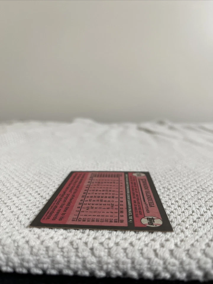 1989 Topps - Fernando Valenzuela #150 Collector's Edition (Tiffany) - Image 4 of 4