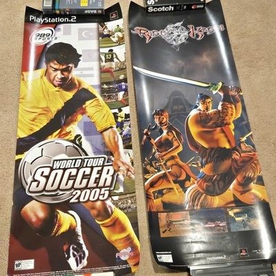 Lot Of 2 PlayStation 2 PS2 Store Display Posters - 12'' X 32'' Rise Of The Kasai