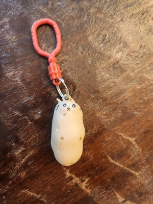 Exploding Kittens: Potato Cat Keychain Backpack Clip - 1 Figure Only- 2 Inches 