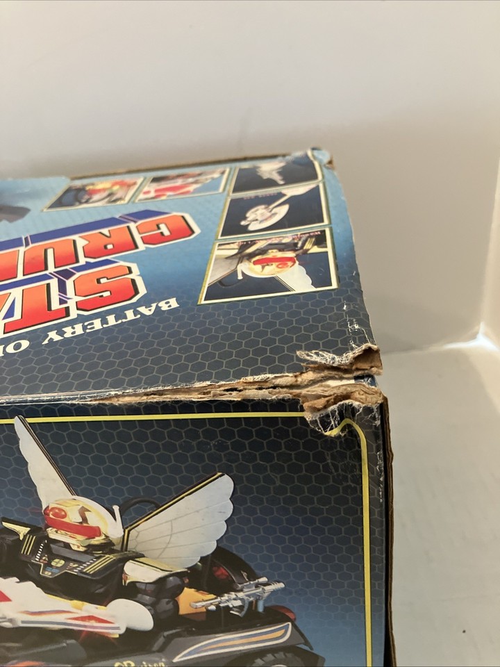 Robot Star Cruiser Des Années 80 Avec Son Et IA - Neuf En Boîte, Jouet Vintage