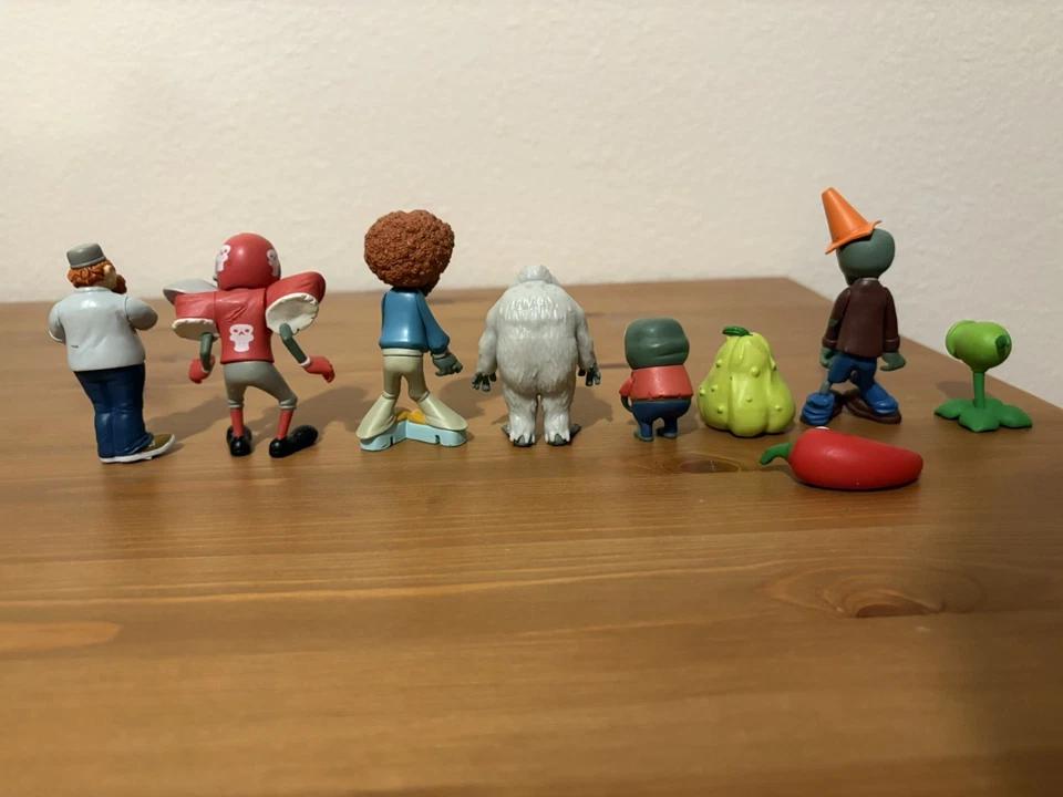 Lote de 9 figuras de acción Plants Vs Zombies juguetes Jazwares Foto 2 de 2