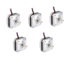 5X 17Hs08-1004S 4-Lead Nema 17 Stepper Motor 20mm 1A 13Ncm(18..In) 42 Motor7084