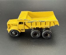 Matchbox England By Lesney Dumper Truck No. 6 1968 Toy Dump Bed Euclid Yellow