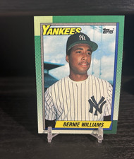 Topps 1990 Bernie Williams New York Yankees #701 Rookie Base Set Card. rookie card picture