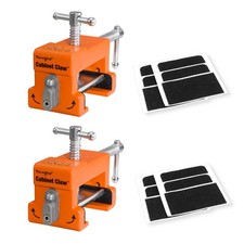 PONY 2-Pack Cabinet Clamps, 8510 Claw, Face Frame Clamps for Orange