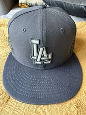 New Era Hat Club Stained Glass Los Angeles Dodgers Metallic 7 3/8 Rare Sold Out