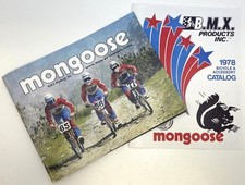 Old School BMX 1978 and 1979 MONGOOSE Bicycle & Accessory CATALOGS reprint