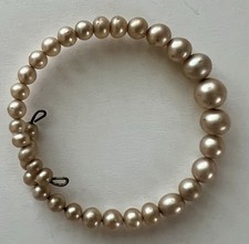Vintage Wired Faux Pearl Bracelet For Baby Or Child
