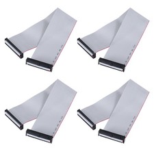 4 Pcs Flat Ribbon Cable, 2.54mm Pitch 50mm Width 30cm Long 40 Pin FC to FC