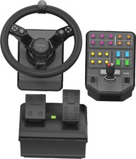 Saitek Volante con Pedali e controlli per Simulazione Giochi farming 945-000062