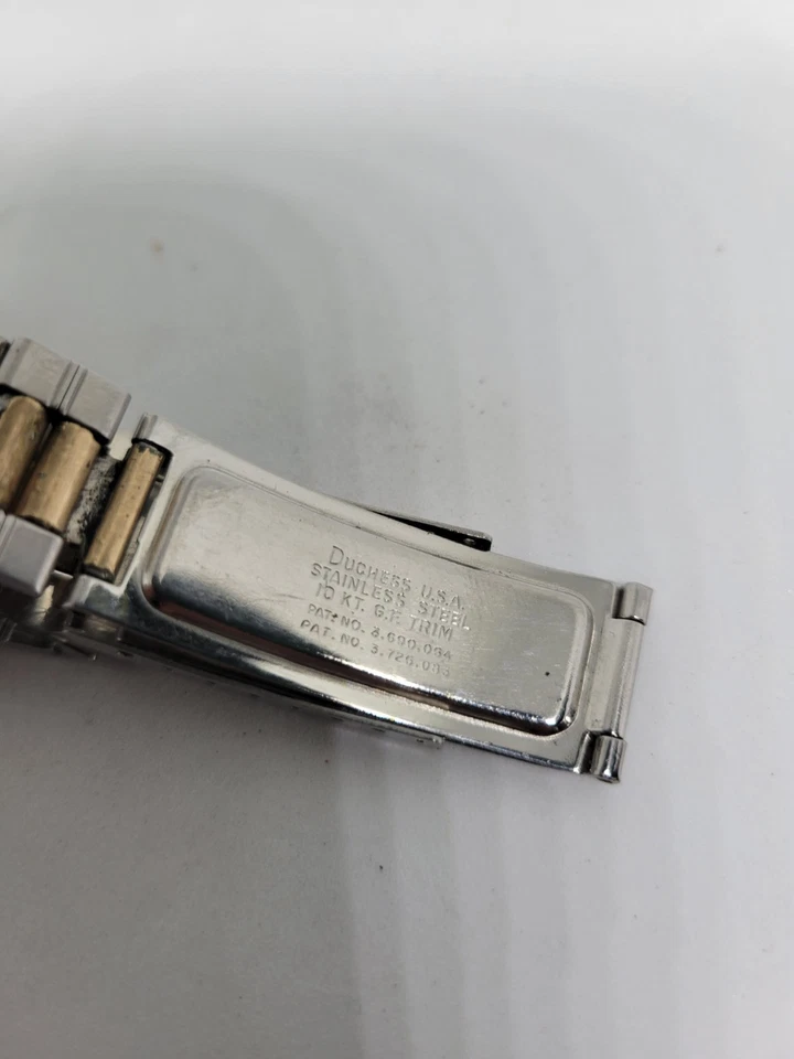 Bulova Accutron anni 70 quadrante a specchio 2182 N4 38 mm cassa ammortizzata acciaio inox - Immagine 3 di 4