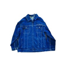 Vintage Rocawear Denim Trucker Jacket Mens 2XL Blue Y2K 90s Streetwear Looks NEW