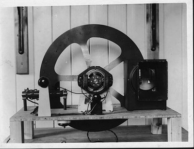 John L Baird's mechanical television system Historic Old Photo