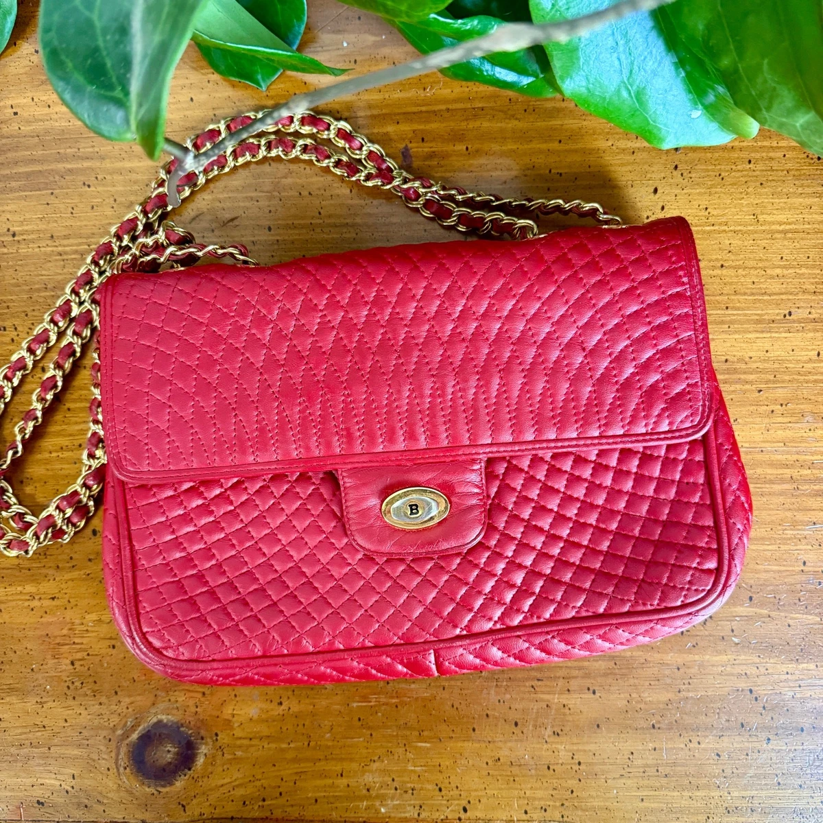 Bally Red Leather Exterior Bags & Handbags for Women for sale | eBay