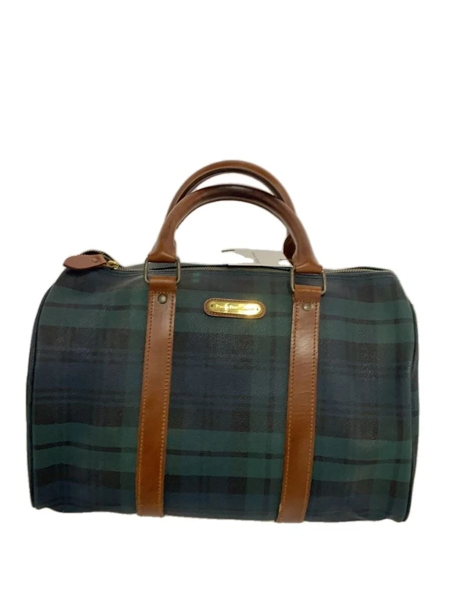 バッグ 90s POLO RALPH LAUREN Boston & Clutch Polo Ralph Lauren Green PVC Exterior Bags & Handbags for Women for