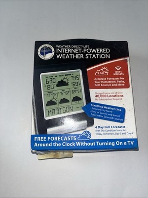 La Crosse Technology Weather Direct WD-3106UR-B 4 Day Internet Powered Wireless
