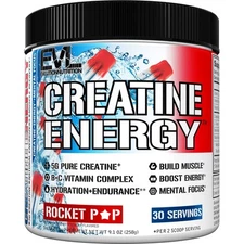 Evlution Nutrition Creatine Energy - 5g Creatine Monohydrate - 30 Servings