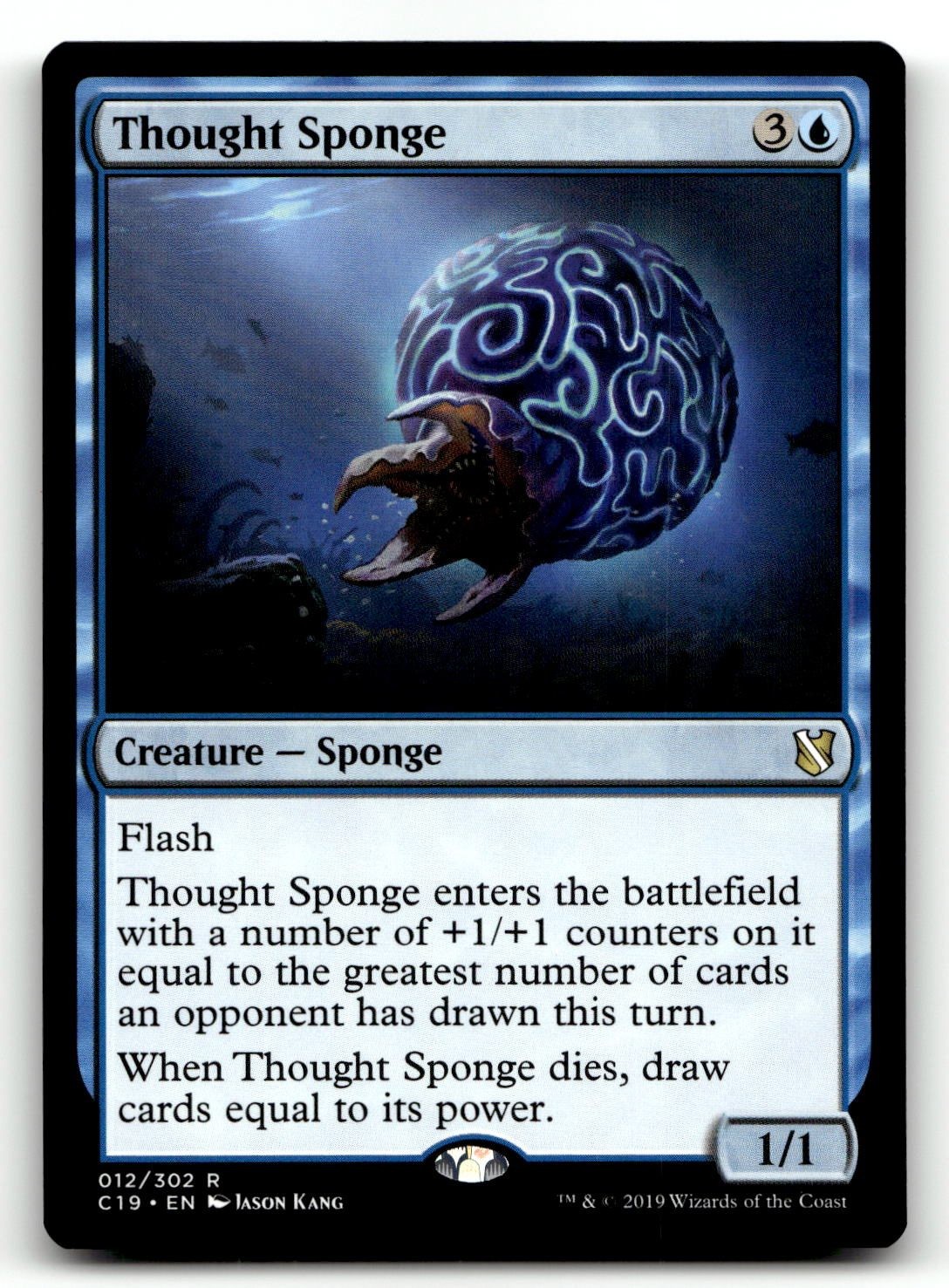 Thought Sponge Commander 2019 C19 #12 Rare NM