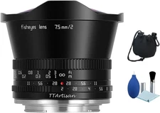 7.5Mm F2 APS-C Fisheye Lens 180° Ultra Wide Angle Large Aperture Manual Focus Le