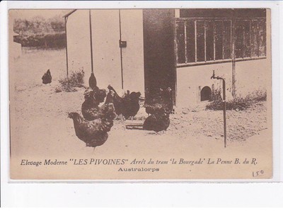 LA PENNE: Moderne Aufzucht ''les pivoines'' Straßenbahnhaltestelle ''la bourgade'', austra