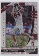 2020 Panini Prizm Draft Picks Rookies Blue Wave 79/299 Colby Parkinson #135 05l9