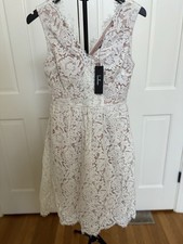 Lulus Women's Pink/Ivory Maxi Dress, Sleeveless, Lined, Long Length Small