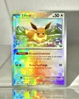 Pokémon Eevee TCG Master Ball Pattern 074/131 Prismatic Evolutions Holo Card