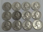 $3 Face Value 90% Silver Washington Quarters 25C 1937 1939 1941 1946 Mixed Dates