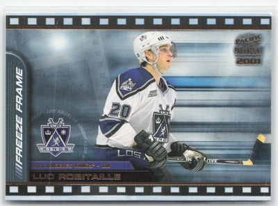 #ad 2000 01 Pacific Paramount Freeze Frame Luc Robitaille #19 $3.25