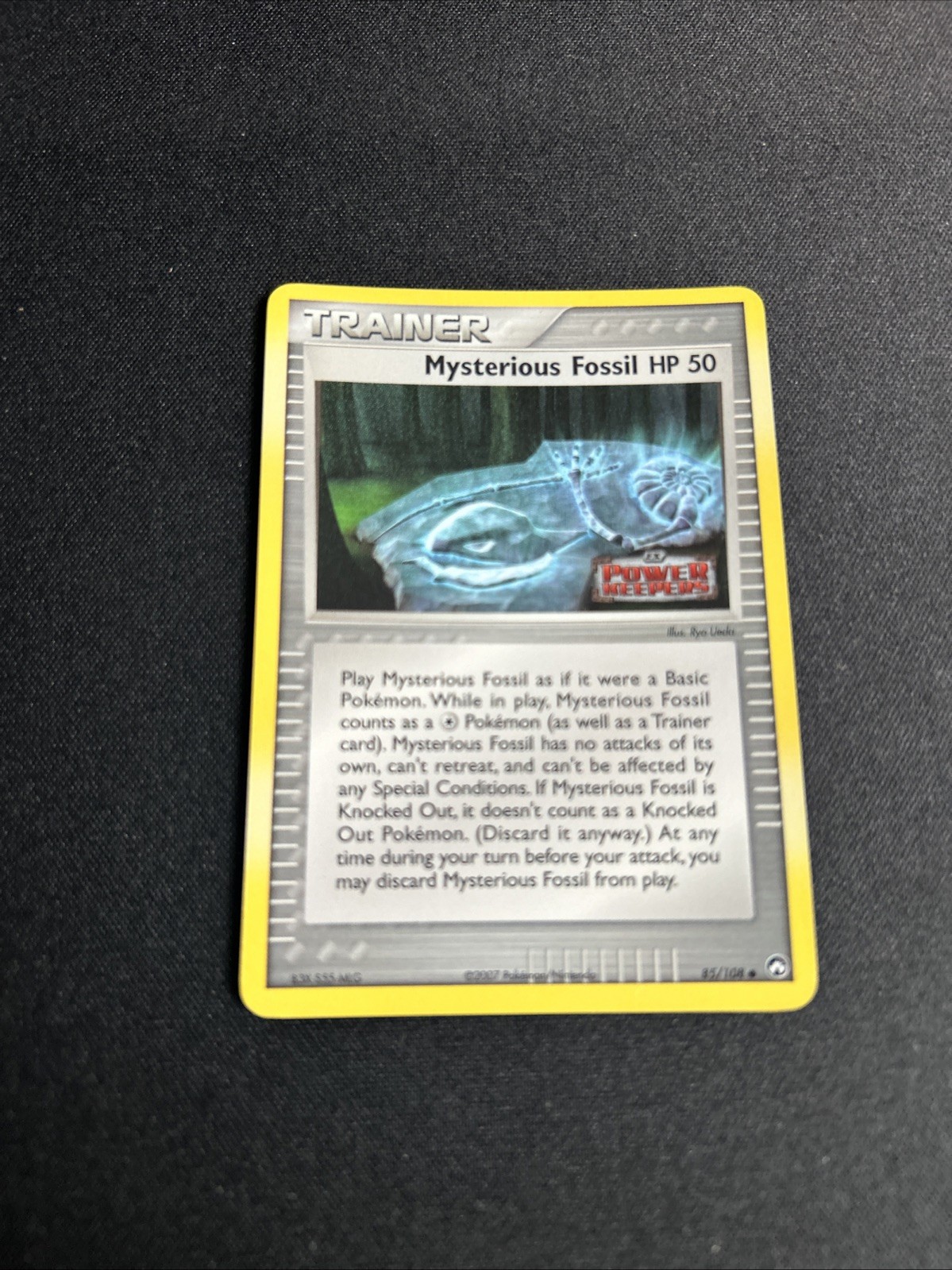 Pokemon Card - Mysterious Fossil Power Keepers 85/108 Reverse Holo Stamped NM