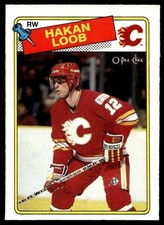 1988 O-Pee-Chee Hockey Hakan Loob 110 Calgary Flames