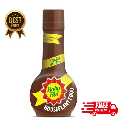 BABYBIO Houseplant Food Concentrate Baby Bio House Plant Grows Nutrient Plant Feed 175ml