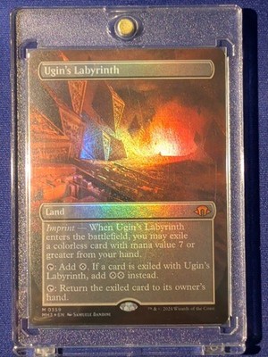 Ugin's Labyrinth - MTG - Borderless - Modern Horizons 3 - #359 - NM - Foil