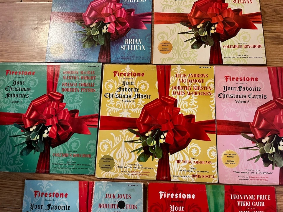 Firestone Your Favorite Christmas Vol. 1-7 ~ Vinyl Record LP Complete Set. - Image 3 of 4