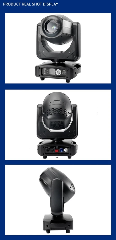250W 3-in-1 LED Moving Head Light – Beam, Spot & Wash Combo for DJ, Disco, Stage - Image 3 of 4
